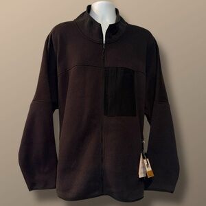 The North Face Big Front Range Fleece Jacket Men’s 3X Black Heather NWT Full Zip